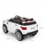 Детский электромобиль Land Rover M 2775 EBLR-1: EVA-колеса - БЕЛЫЙ