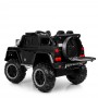 Детский электромобиль Land Rover M 4150 EBLRS-2: 2,4G, 4x18W, 12V10A, EVA, свет капот, багажник кожа - ЧЕРНЫЙ ЛАК