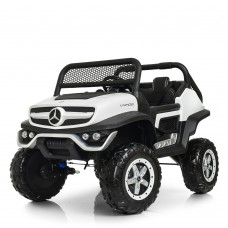 Детский электромобиль M 4133 EBLR-1: 8 км/ч, 4x4, 140W, 2.4G, EVA, кожа - БЕЛЫЙ