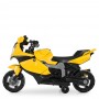 Детский мотоцикл M 4160-6: 25W, 6V4Ah, 3 км/ч - ЖЕЛТЫЙ