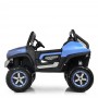 Детский электромобиль M 4133 EBLRS-4 (MERCEDES UNIMOG): 8 км/ч, 4x4, 140W, 2.4G, EVA, кожа - СИНИЙ ЛАК