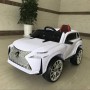 Детский электромобиль Lexus M 3584 EBLR-1: EVA, 2.4G, 7 км/ч - БЕЛЫЙ