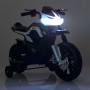 Детский мотоцикл JT 5158-1: 6V, 3 км/ч - БЕЛЫЙ