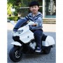 Детский мотоцикл BMW CX 6606: БЕЛЫЙ - ПОЛИЦИЯ