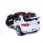 Детский электромобиль Porsche M 3289 EBLR-1: 2.4G, EVA, 8 км/ч, кожа - БЕЛЫЙ