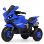Детский мотоцикл M 4216 AL-4: 1x6V 7A, 50W, 6 км/ч - СИНИЙ