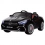 Детский электромобиль Mercedes M 3583 EBLR-2: 2xМеста, 2x35W, 12V7A, EVA, кожа - ЧЕРНЫЙ