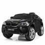 Детский электромобиль BMW X6M JJ 2199 EBLR-2: 70W, 7 км/ч, 2.4G. EVA-колеса, Кожа - ЧЕРНЫЙ