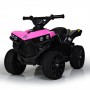 Детский квадроцикл M 3638 EL-8:  EVA, кожа, 5 км/ч, свет фар - РОЗОВЫЙ