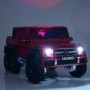 Детский электромобиль джип M 4211 EBLR-3: 6x35W, кожа, EVA, 2.4G - КРАСНЫЙ