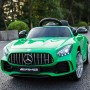 Детский электромобиль M 3904 EBLR-5 (Mercedes AMG GT R): 70W, 6 км/ч, EVA, кожа - ЗЕЛЕНЫЙ