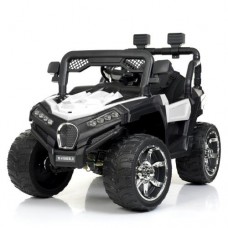 Детский электромобиль джип Buggy M 4198 EBLR-3: 2,4G, EVA, 4x4, USB/SD-музыка, эко-кожа - БЕЛЫЙ