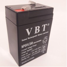 Аккумулятор для детского электромобиля 6V 4.5A: VBT NP6V 4.5A (70x47x100mm)