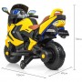 Детский мотоцикл BMW M 3681 ALS-6: 36W, надувные колеса, кожа - ЖЕЛТЫЙ (ПОКРАСКА)