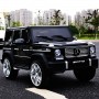 Детский электромобиль Mercedes G65 VIP: 12V 10A, 90W, 8 км/ч, 2.4G, EVA-колеса, эко-кожа - BLACK PAINT