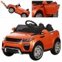 Детский электромобиль Land Rover Style M 3213 EBLR-7: 2.4G. EVA-колеса, Кожа - ОРАНЖ