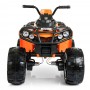 Детский квадроцикл M 3999 EBLR-7: 2.4G, 140W, EVA, кожа, 7 км/ч, 4x4 - ОРАНЖЕВЫЙ