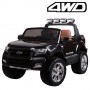 Детский электромобиль Ford Ranger M 3573 EBLR-2: 140W, 12V 14А, EVA, 2.4G, кожа - ЧЕРНЫЙ