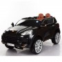 Детский электромобиль Porsche M 3557 EBLR-2: 7 км/ч, кожа, EVA, 2.4G - BLACK