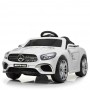 Детский электромобиль M 4147 EBLR-1 Mercedes SL63: 7км/ч, EVA, кожа - БЕЛЫЙ