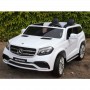Детский электромобиль Mercedes M (MP4) 3565 EBLR-1: 2xМеста, 4x35W, 12V 14A, EVA, кожа - БЕЛЫЙ