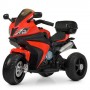 Детский мотоцикл M 4195 EL-3: 70W, EVA-колеса, USB/SD/Mp3, кожа - КРАСНЫЙ