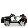 Детский электромобиль Land Rover POLICE M 2775 EBLR-1-2: EVA-колеса - ЧЕРНО-БЕЛЫЙ