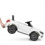 Детский электромобиль M 3987 EBLR-1: 3км/ч, 40W, 2.4G, EVA, кожа - БЕЛЫЙ