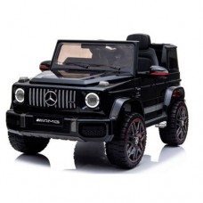 Детский электромобиль джип M 4179 EBLRS-2: 2x25W, 2.4G, EVA, 4.5 км/ч, кожа- ЧЕРНЫЙ