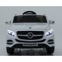 Детский электромобиль Mercedes M 3829 EBLR-1: 2.4G, EVA, 7 км/ч, кожа - БЕЛЫЙ