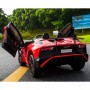 Детский электромобиль Lamborghini M 3903 EBLR-3: 2.4G, EVA, 90W, кожа - КРАСНЫЙ