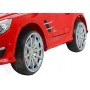 Детский электромобиль Mercedes M 3283 EBLR-3: 2.4G, EVA, кожа - КРАСНЫЙ