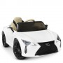 Детский электромобиль LEXUS JE 1618 EBLR-1: 2,4G, 2x35W, 12V4.5AH, EVA, кожа - БЕЛЫЙ