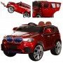 Детский электромобиль джип BMW STYLE M 2762 EBLRS-3: MP4, EVA, 8 км/ч - БОРДО