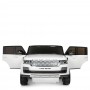 Детский электромобиль джип Land Rover M 4175 EBLR-1: 4x35W, 2.4G, EVA, 7 км/ч, кожа- БЕЛЫЙ