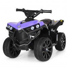 Детский квадроцикл M 3638 EL-9: EVA, кожа, 5 км/ч, свет фар - ФИОЛЕТОВЫЙ