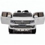 Детский двухместный электромобиль Volkswagen Amarok DMD298: 7 км/ч, EVA, кожа - БЕЛЫЙ