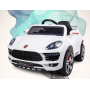 Детский электромобиль MACAN 1518: 2.4G. EVA-колеса, кожа, 50W - БЕЛЫЙ