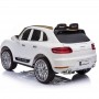 Детский электромобиль Porsche M 3289 EBLR-1: 2.4G, EVA, 8 км/ч, кожа - БЕЛЫЙ