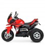 Детский мотоцикл M 4117 EL-3: 50W, EVA-колеса, USB/SD/Mp3, кожа - КРАСНЫЙ