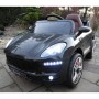 Детский электромобиль PORSCHE MACAN M 3178 EBLR-2: 2.4G. EVA-колеса, 60W, кожа - ЧЕРНЫЙ