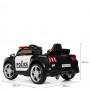 Детский электромобиль POLICE BBH007: 2.4G, 70W, EVA, мигалки+РУПОР, кожа - ЧЕРНО-БЕЛЫЙ