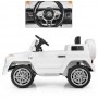 Детский электромобиль Mercedes M 2788 EBLR-1: 60W, 7 км/ч, 2.4G, EVA, кожа - БЕЛЫЙ