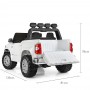 Детский электромобиль TOYOTA Tundra JJ2266A EBLR-1: 2.4G, 70W, 7 км/ч, EVA-колеса, кожа - БЕЛЫЙ
