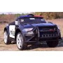 Детский электромобиль POLICE BBH007: 2.4G, 70W, EVA, мигалки+РУПОР, кожа - ЧЕРНО-БЕЛЫЙ