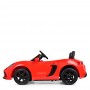 Детский легковой электромобиль Porsche Cayman M 4055 ALS-3: 15 км/ч, EVA, USB - КРАСНЫЙ ЛАК