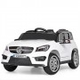Детский электромобиль Mercedes M 3624 EBLR-1: 50W, 12V, EVA, кожа - БЕЛЫЙ
