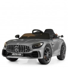 Детский электромобиль джип M 4182 EBLRS-11: 2x45W, 2.4G, EVA, 7 км/ч, кожа-СЕРЫЙ