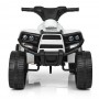Детский квадроцикл M 3893 L-1: кожаное сиденье - БЕЛЫЙ