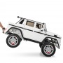Детский двухместный электромобиль M 4000 EBLR-1 (Mercedes G650): 140W, 7 км/ч, EVA, кожа - БЕЛЫЙ